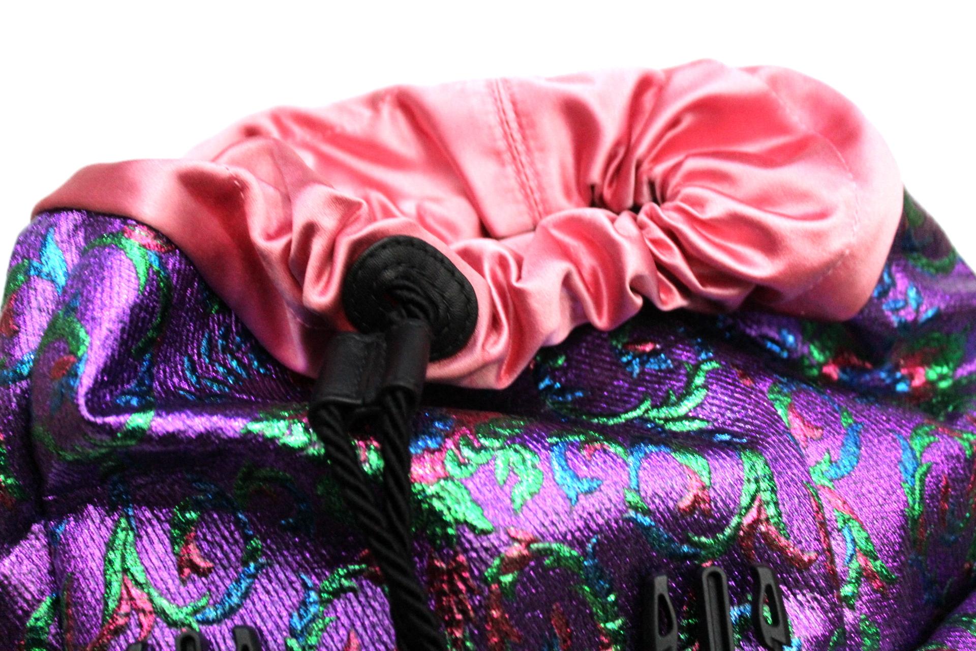 Women's or Men's Gucci Multicolor waterproof brocade fabric Backpack