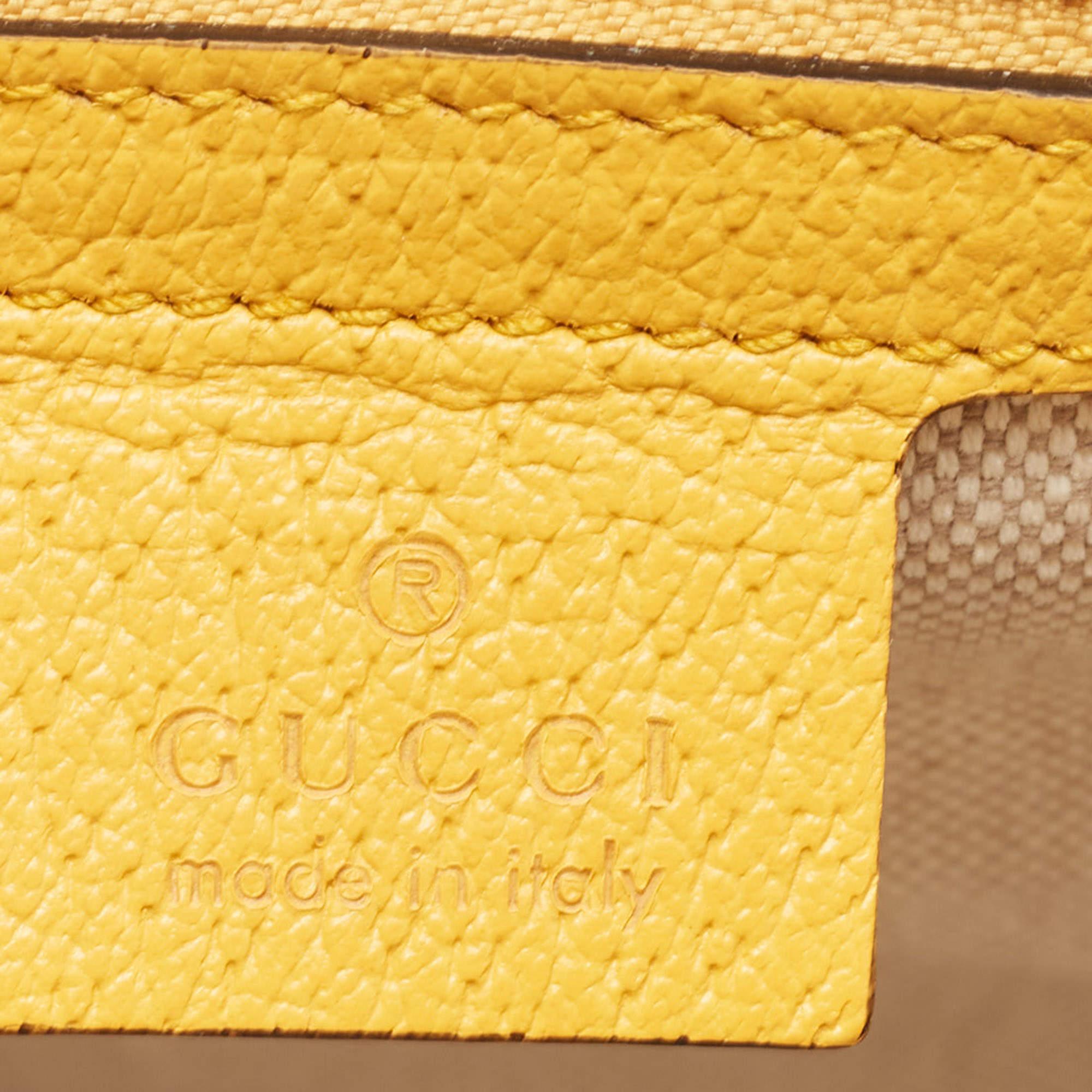 Gucci Multicolor Woven Fabric and Leather Square G Capri Stripe Tote 3