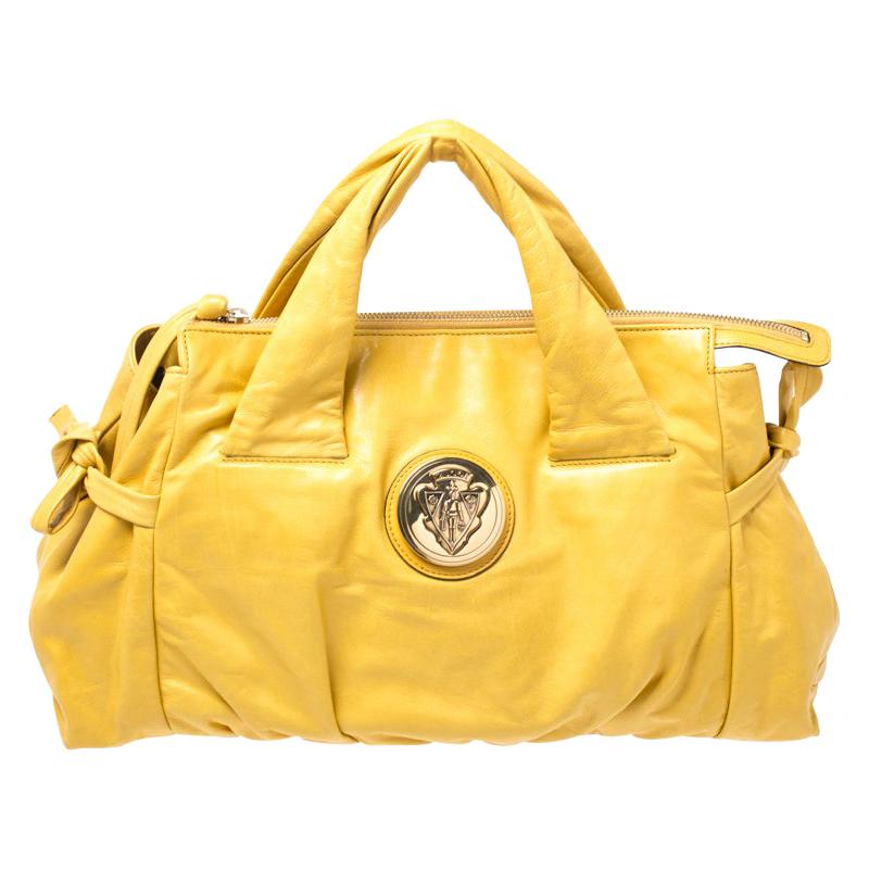 Gucci Mustard Leather Hysteria Tote