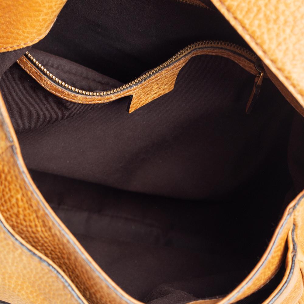 Gucci Mustard Leather Large New Pelham Hobo 6