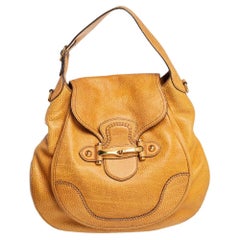 Gucci - Grand sac hobo en cuir moutarde moutarde, neuf et en pelham