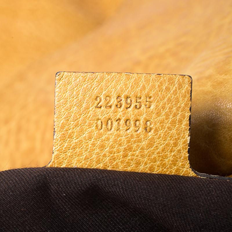 Gucci Mustard Leather Large New Pelham Horsebit Shoulder Bag 2