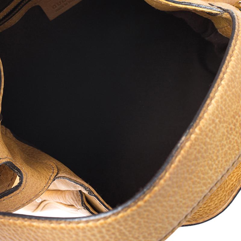 Gucci Mustard Leather Large New Pelham Horsebit Shoulder Bag 3