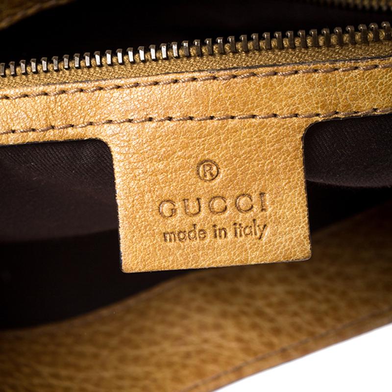 Gucci Mustard Leather Large New Pelham Horsebit Shoulder Bag 1