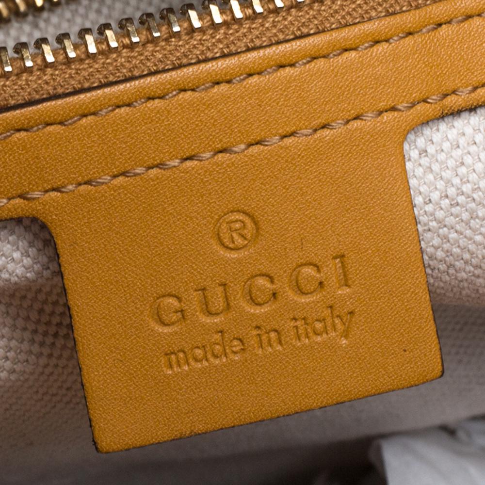 Gucci Mustard Microguccissima Leather Medium Joy Boston Bag 1