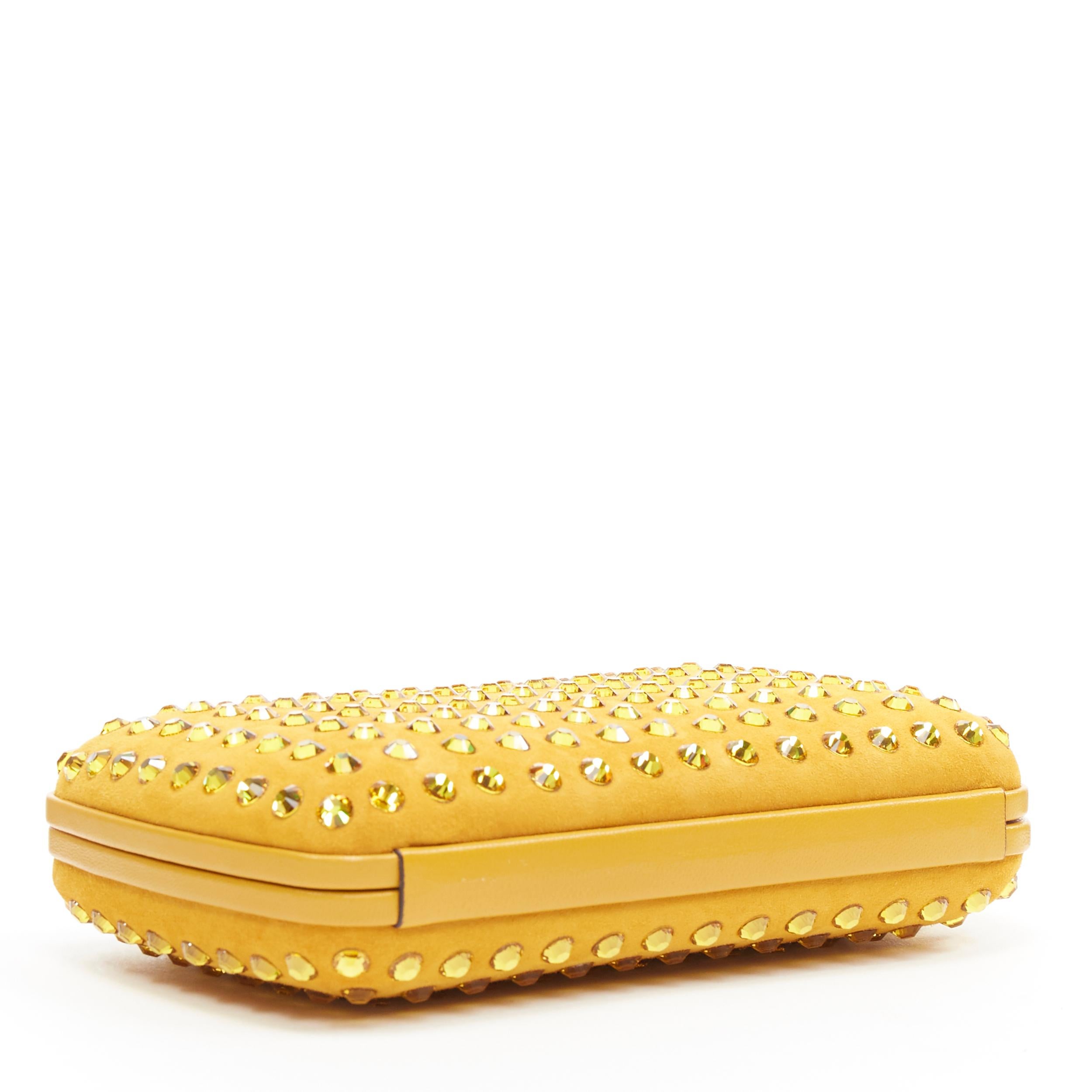 mustard clutch bag