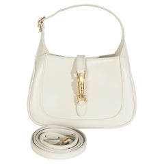 Gucci Mystic White Boarded Dyana Lux Calfskin Mini Jackie 1961 Hobo