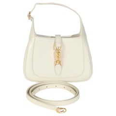 Gucci Mystic White Kalbsleder Mini Jackie 1961 Hobo