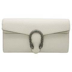 Bolso Crossbody Dionysus Pequeño Piel de Becerro Dólar Blanco Místico de Gucci