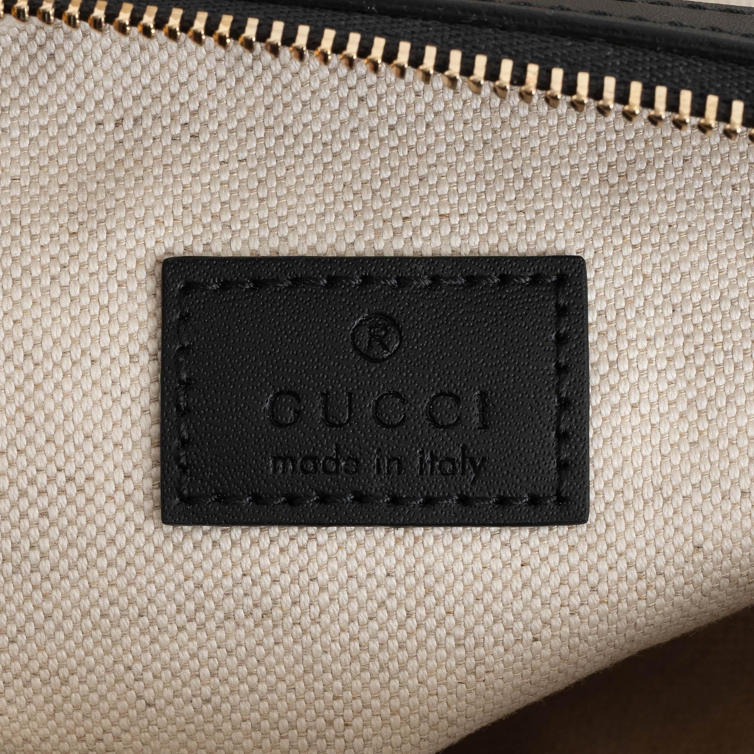 GUCCI natural & black 2025 GG WOVEN MEDIUM TOTE Bag For Sale 2