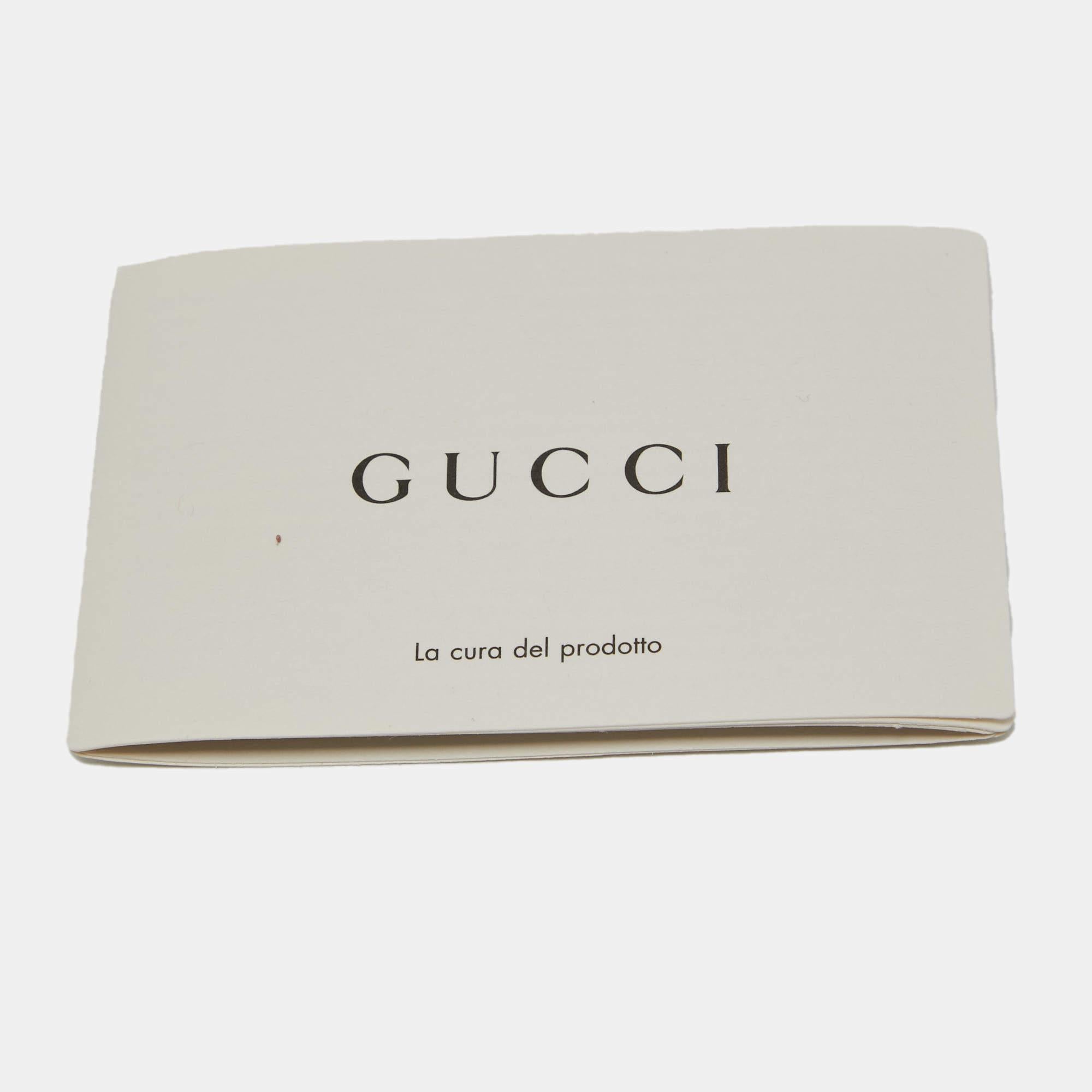 Gucci Natural/Multicolor Woven Straw Cestino Tote For Sale 9