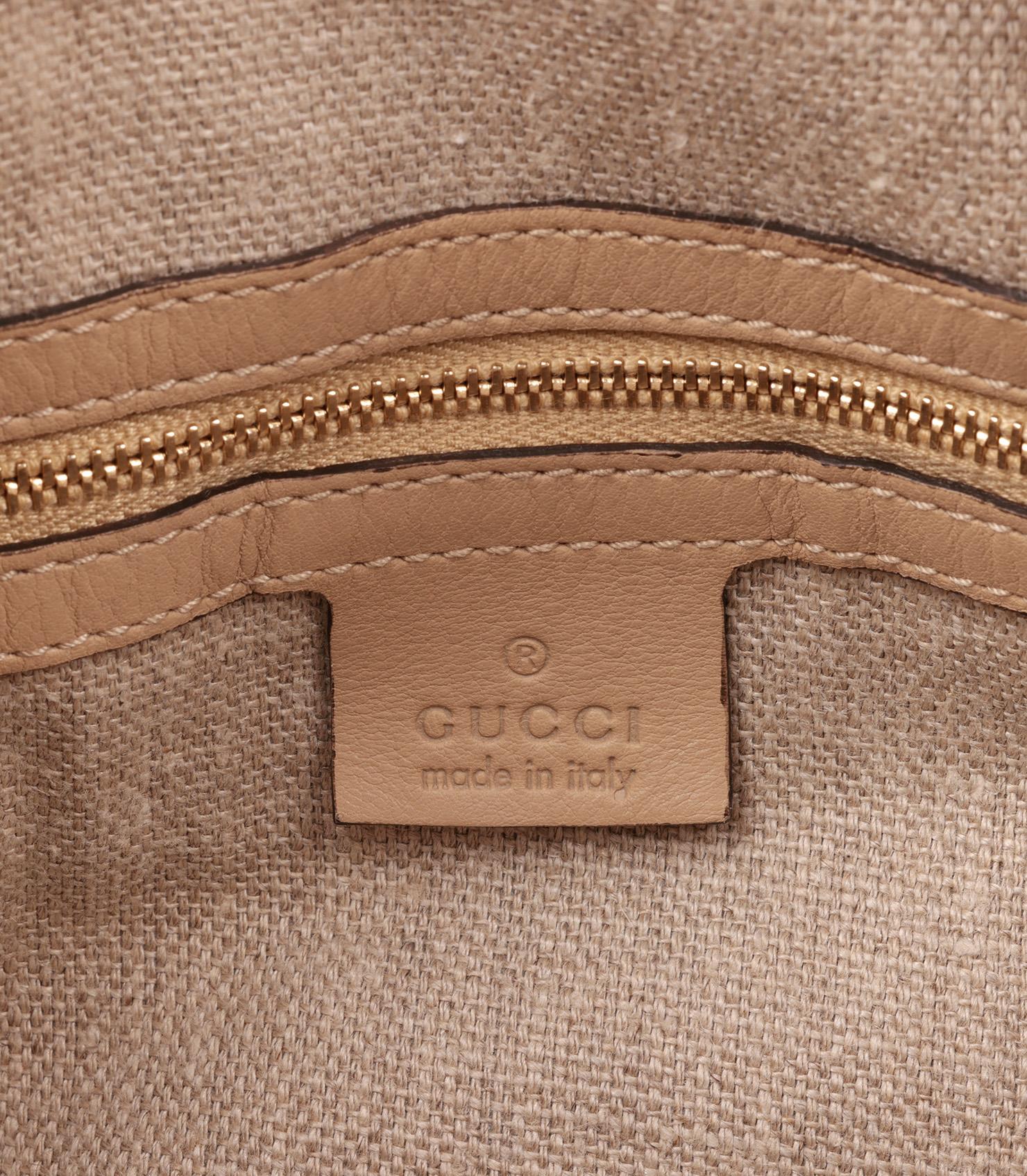 Gucci Natural Python Leather Vintage Peggy Bamboo Hobo Bag 3