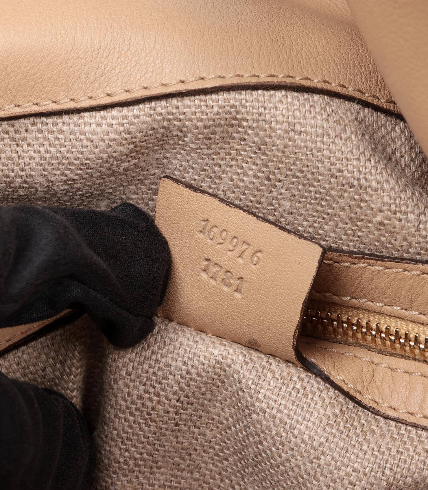 Gucci Natural Python Leather Vintage Peggy Bamboo Hobo Bag 4