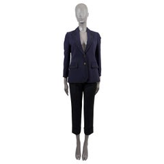 GUCCI navy blue 2019 PASSEMENTERIE TRIM CADY Blazer Jacket 38 XS