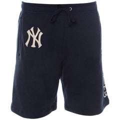 Gucci Navy Blue Cotton NY Yankees Patch Shorts S