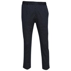 Gucci Navy Blue G Frames Jersey Track Pants M