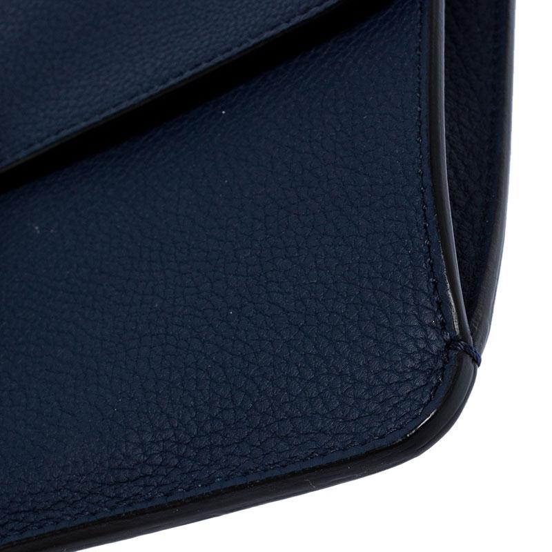 Gucci Navy Blue Leather Jackie Crossbody Bag 2