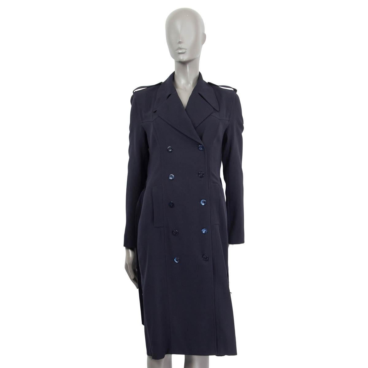 blue gucci trench coat