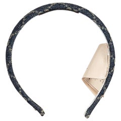 Gucci Navy Denim Supreme GG Headband
