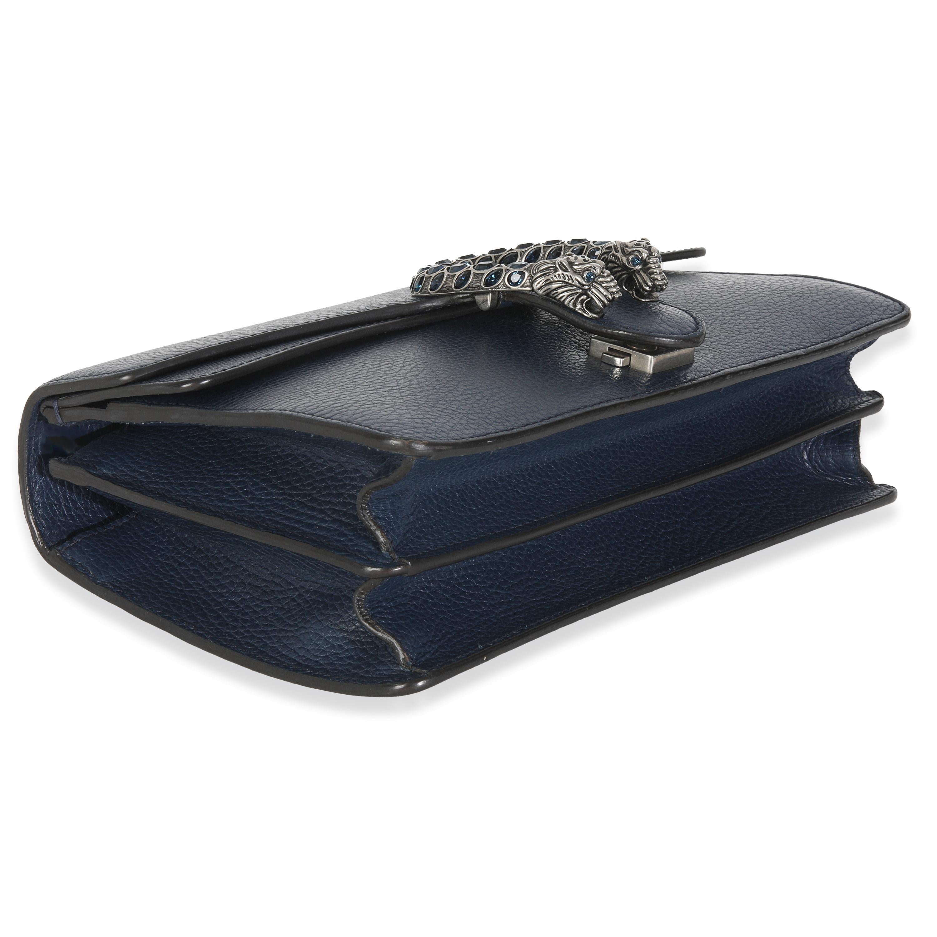 Gucci Navy Dollar Kalbsleder Medium Dionysus Tasche für Damen oder Herren im Angebot