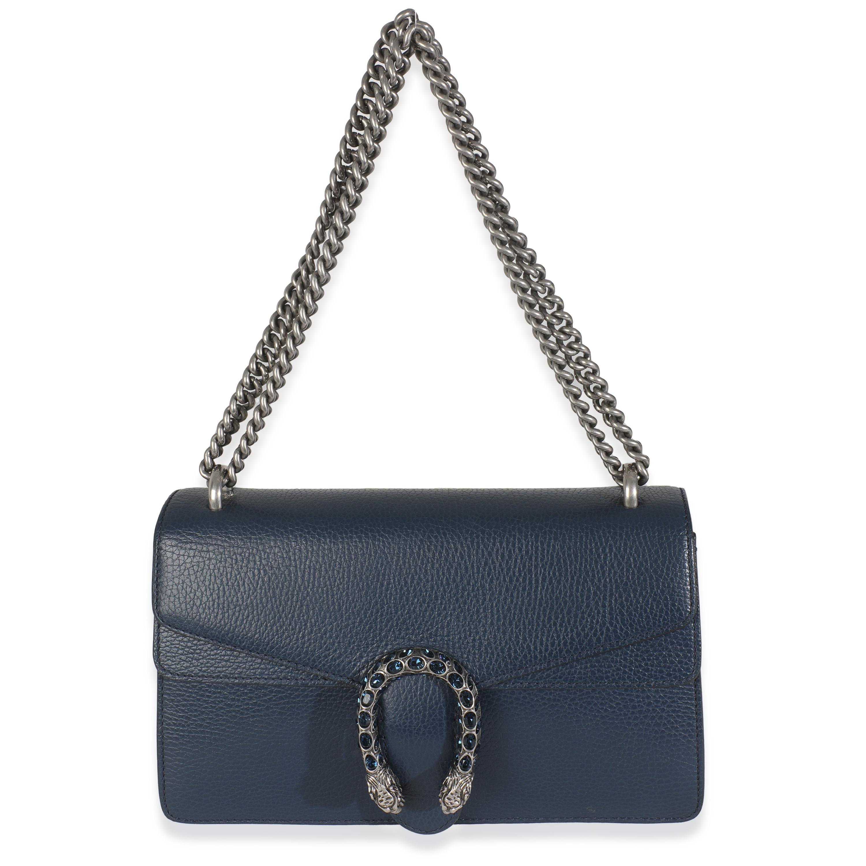 Gucci Navy Dollar Kalbsleder Medium Dionysus Tasche im Angebot 1