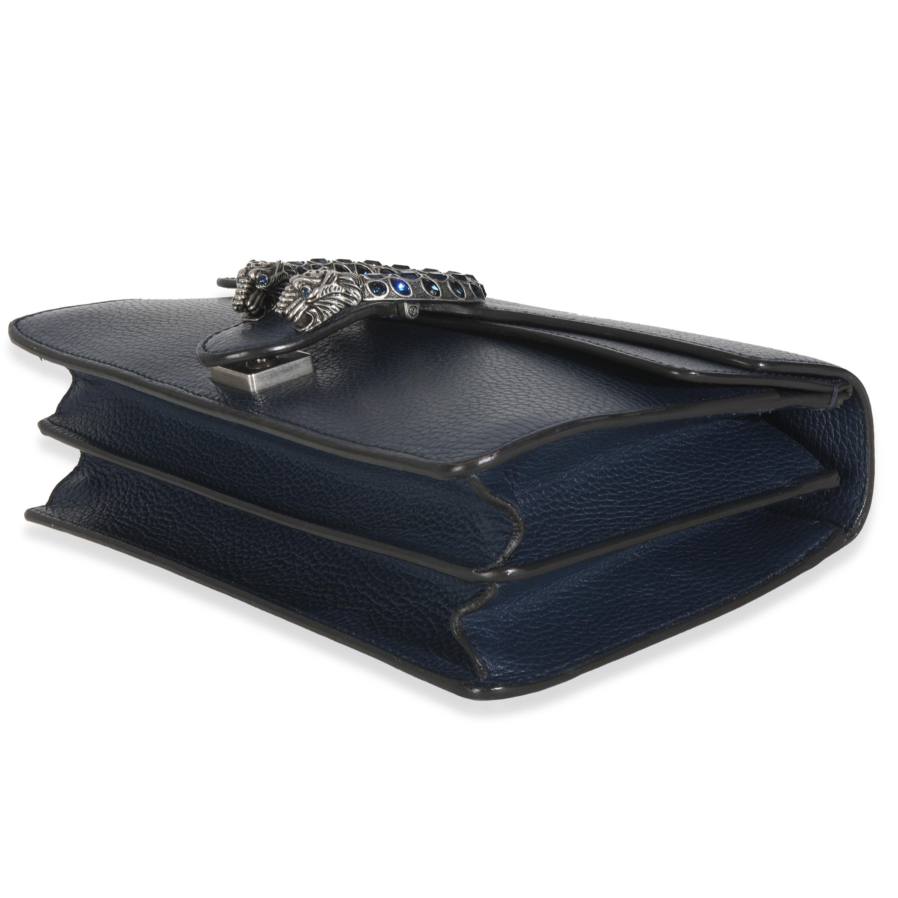 Gucci Navy Dollar Kalbsleder Medium Dionysus Tasche im Angebot 2