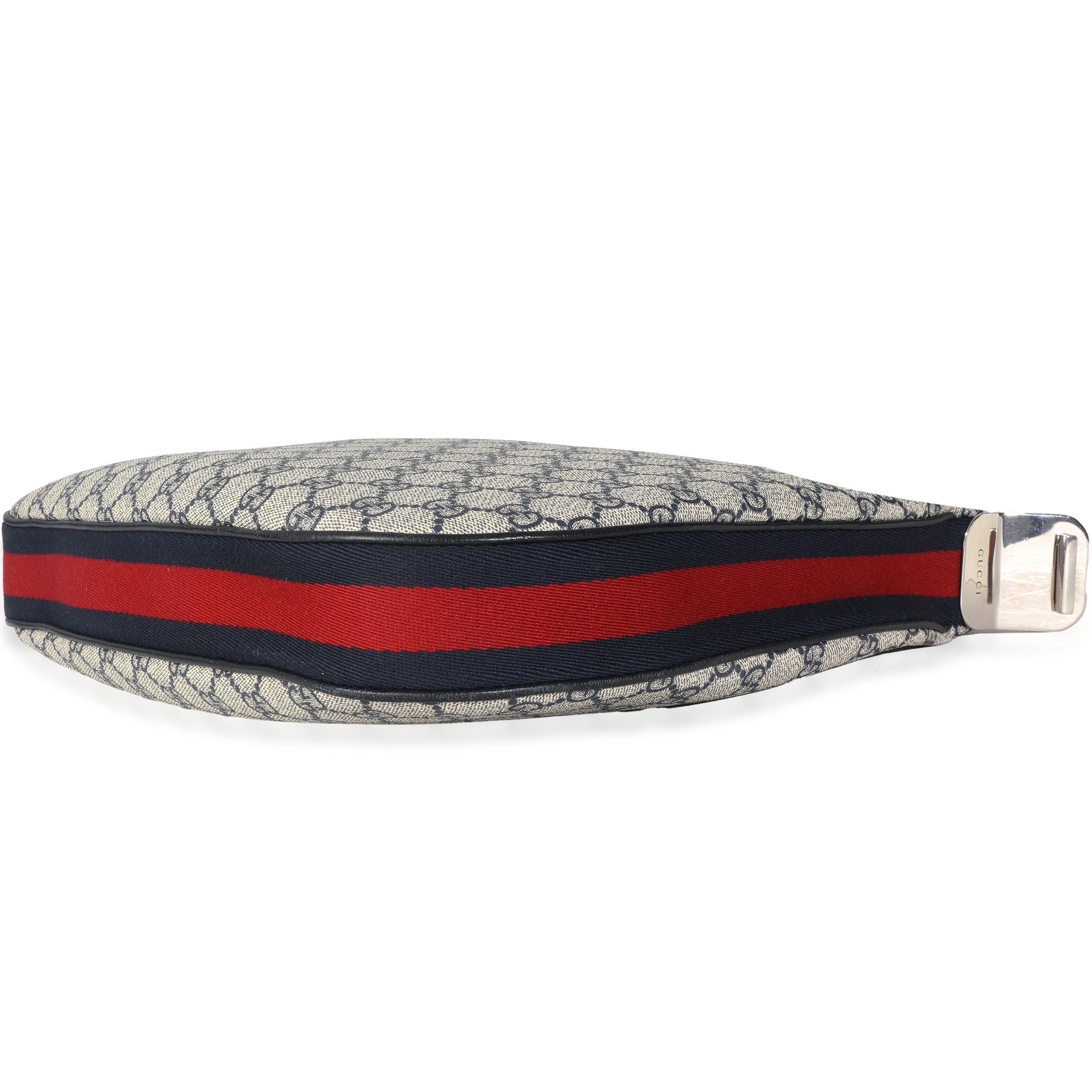 Gucci Navy GG Supreme Large Attache Bandoulière Pour femmes en vente