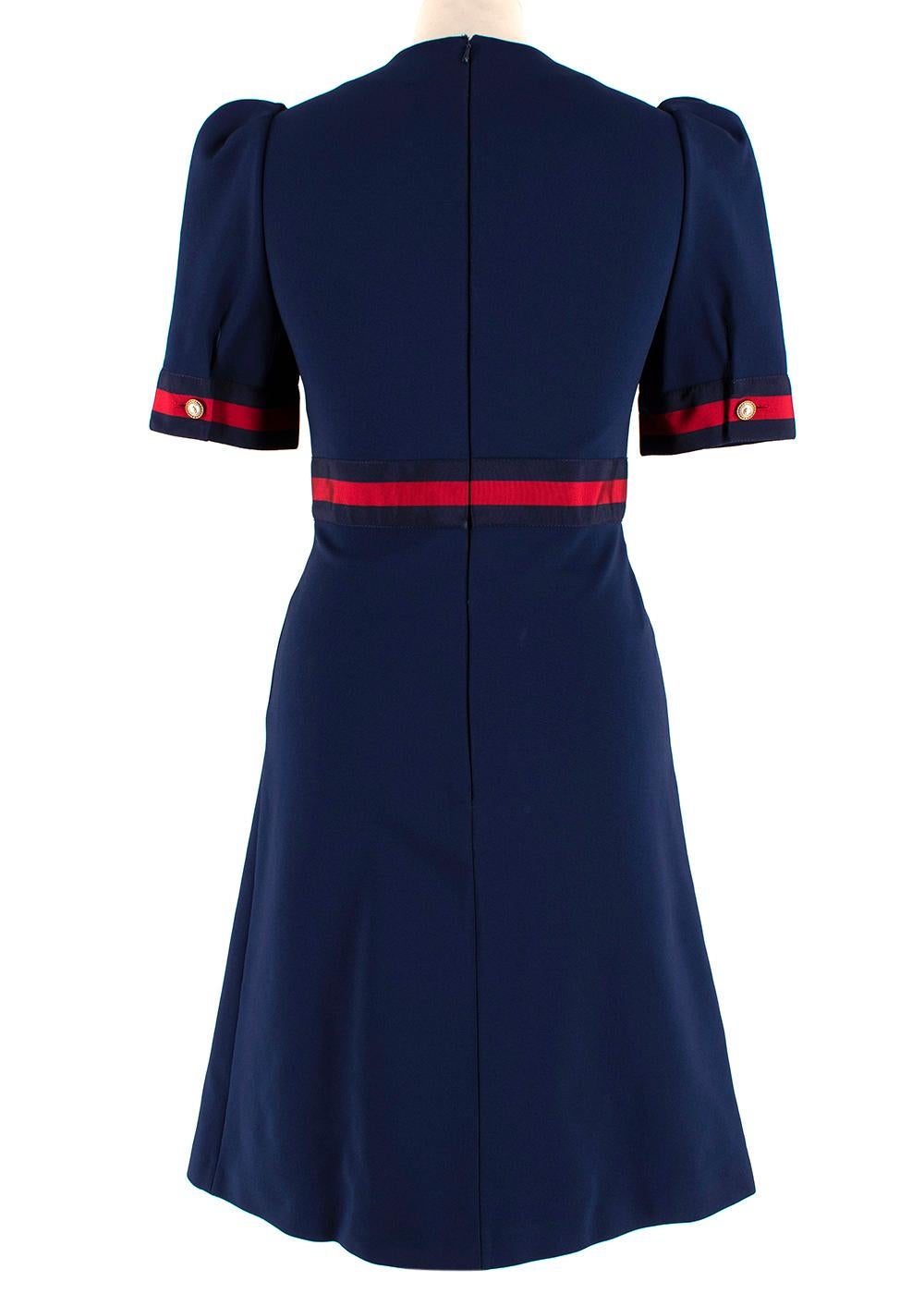 gucci navy dress