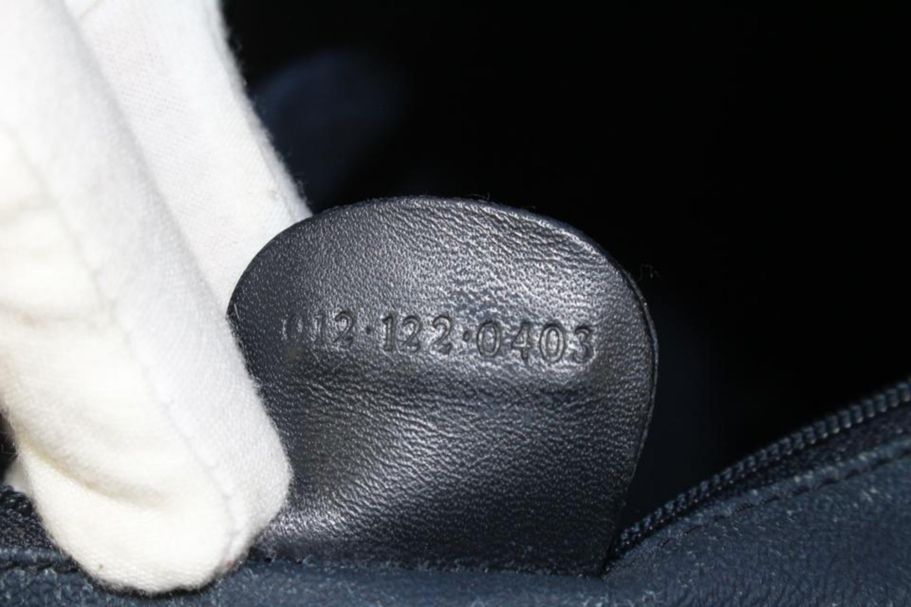 Gucci Navy Micro GG Monogram Carry On Duffle Bag 1118g32 6