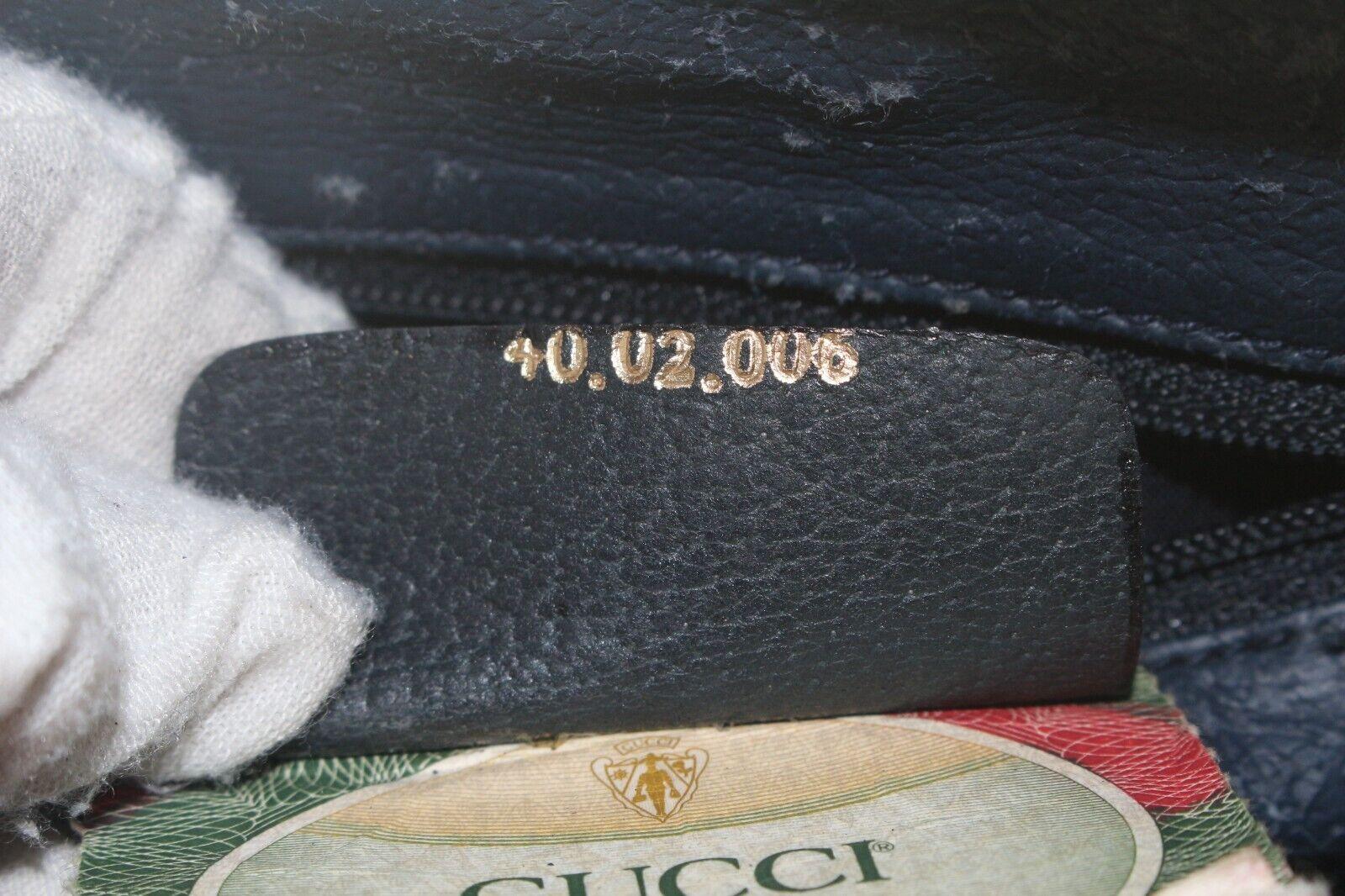Gucci Navy Monogram GG Supreme Boston Bag 1GK830K 4