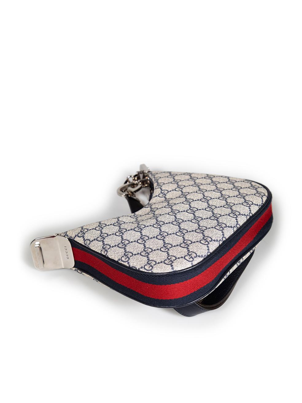Gucci Navy Small Attache Shoulder Bag 2