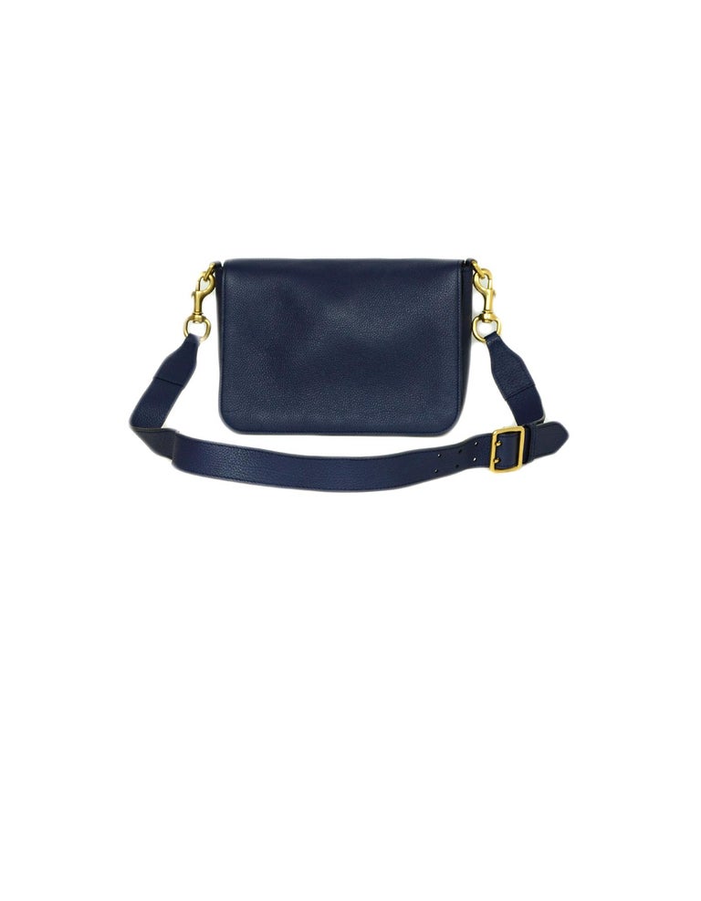 Gucci Navy Soft Calfskin Small Jackie Shoulder Crossbody Bag For