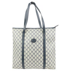 Gucci Navy Supreme GG Webbed Shopper Tote Bag Upcycle bereit 45gk17