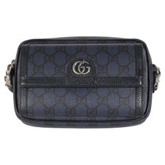 Gucci Navy Supreme Tender Small Ophidia Crossbody
