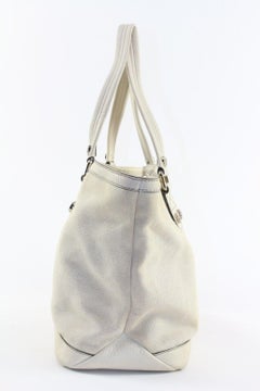 Gucci Navy Web Ivory Tote 2GK0104K