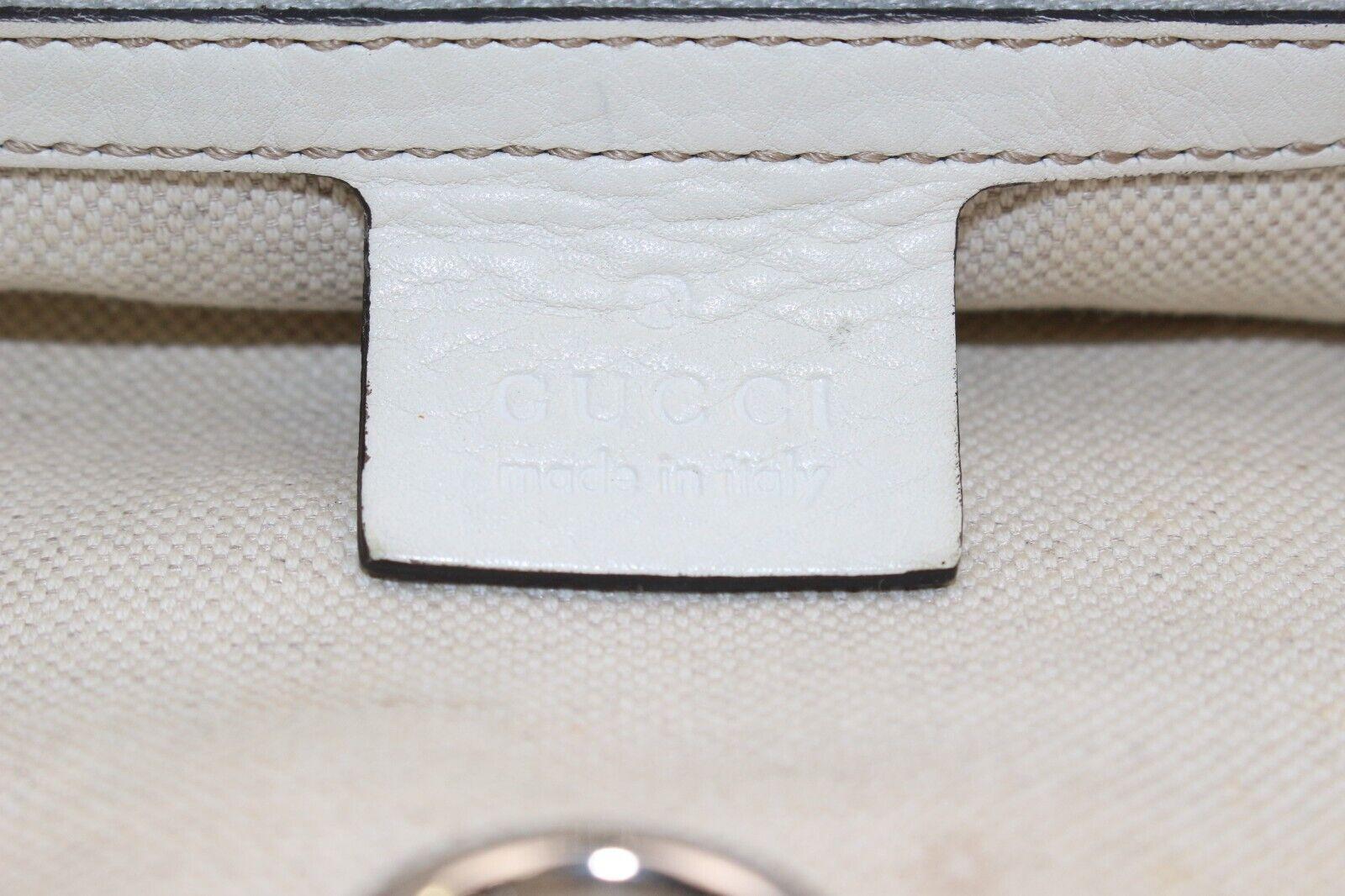 Gucci Navy Web Ivory Tote 2GK0104K For Sale 4