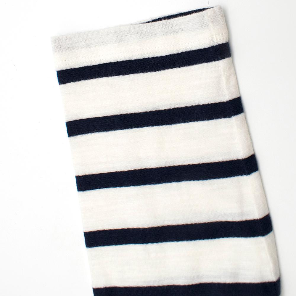 Gucci Navy & White Striped Long Sleeve Top SIZE L 3