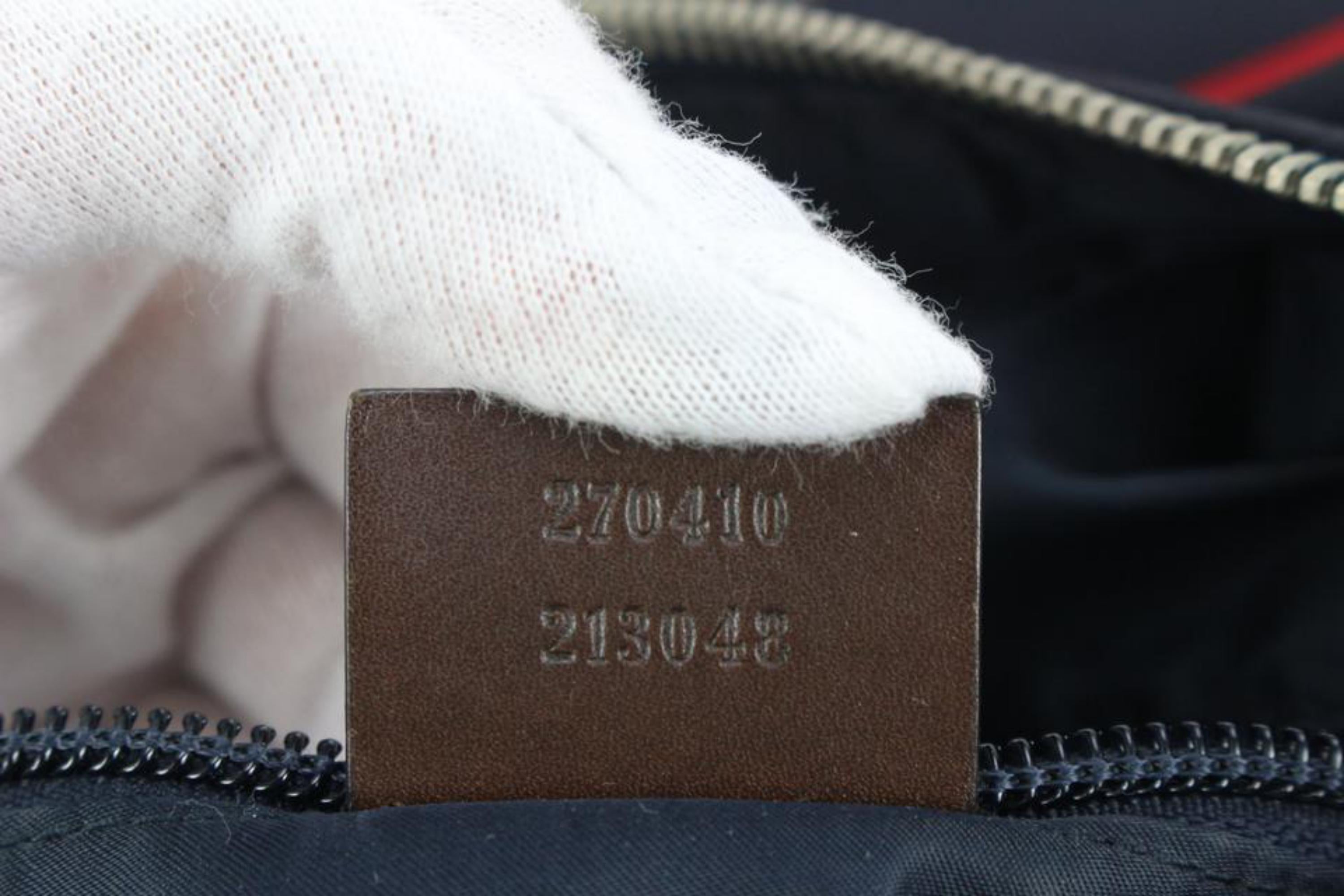 Gucci Azul Marino x Rojo Diamante Web Mensajero Grande 5gk516s en venta 2