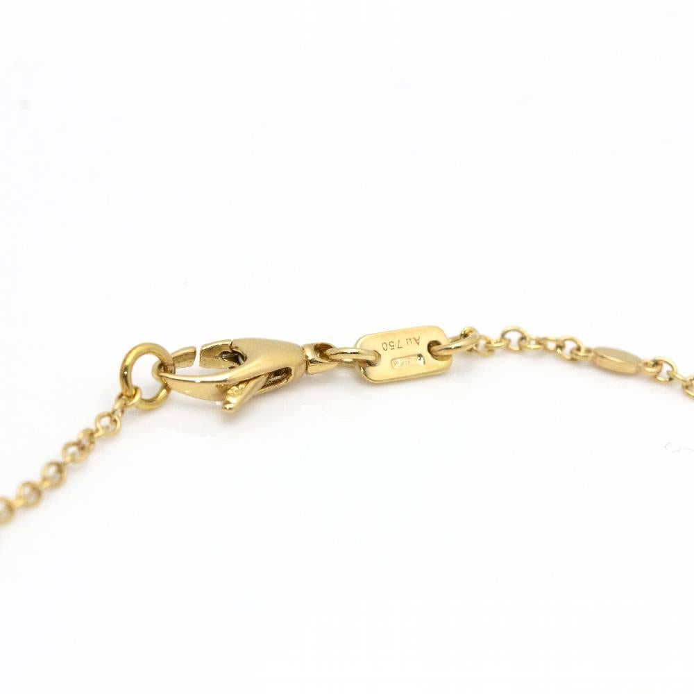Women's GUCCI Necklace Yellow Gold with Enamel For Sale
