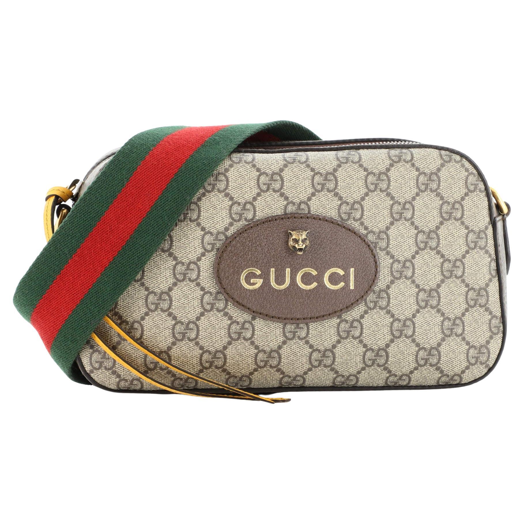 Gucci Soft Zip Sling Bag GG Coated Canvas Small at 1stDibs