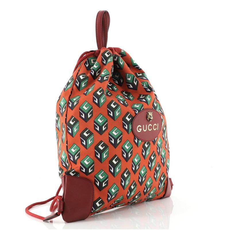 Gucci neo vintage drawstring backpack hot sale