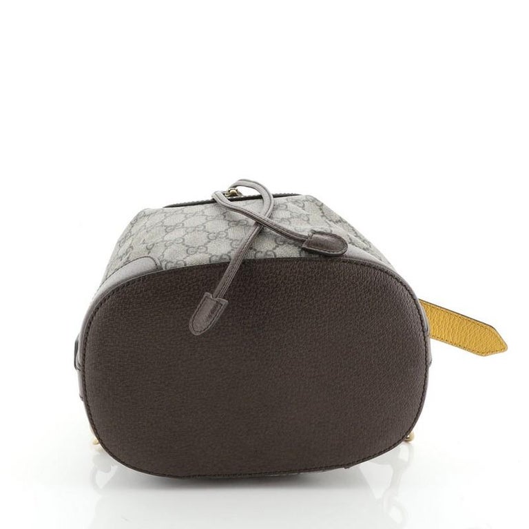gucci canvas drawstring backpack
