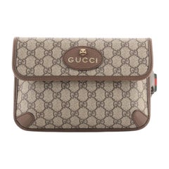Gucci Neo Vintage Flap Belt Bag GG Coated Canvas