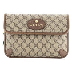 Gucci Neo Vintage Flap Belt Bag GG Coated Canvas