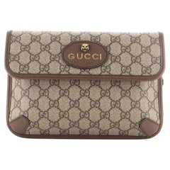 Gucci Neo Vintage Flap Messenger GG Coated Canvas Small