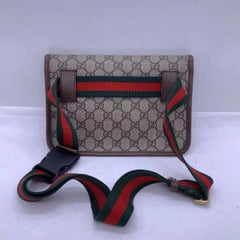 Gucci Neo Vintage GG Supreme Belt Bag Canvas Brown Leather
