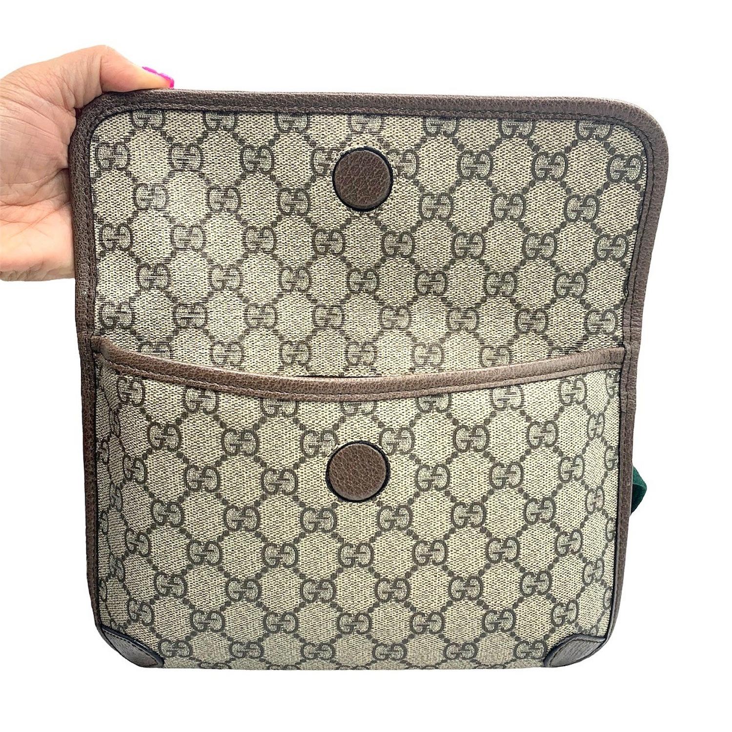 Gucci Neo Vintage GG Supreme Belt Bag Unisex In Excellent Condition In Scottsdale, AZ