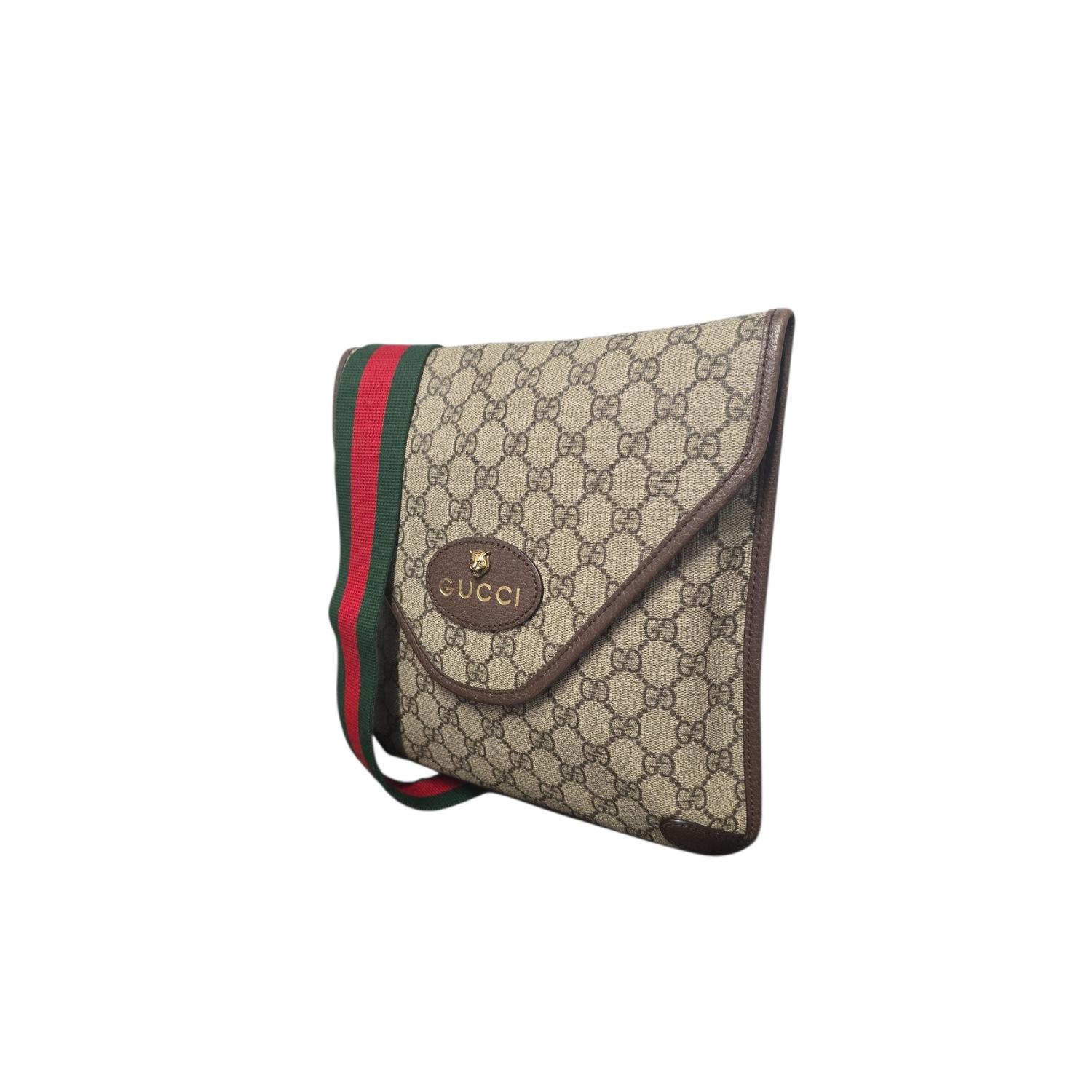 Gucci Neo Vintage GG Mensajero Supremo Mediano Gris en venta