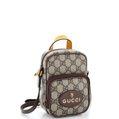 Gucci Neo Vintage Top Handle Crossbody Bag GG Coated Canvas Mini