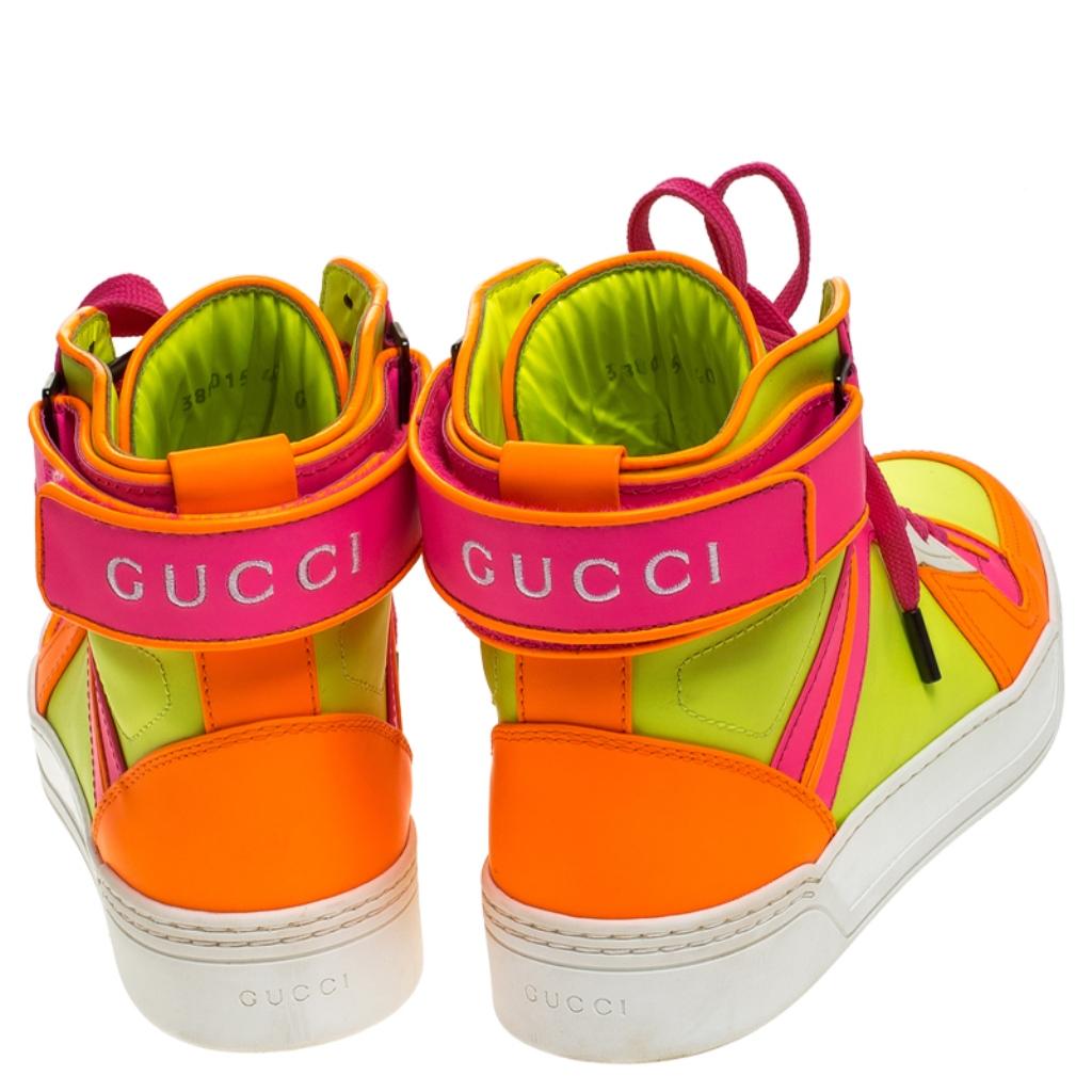 multi color gucci sneakers